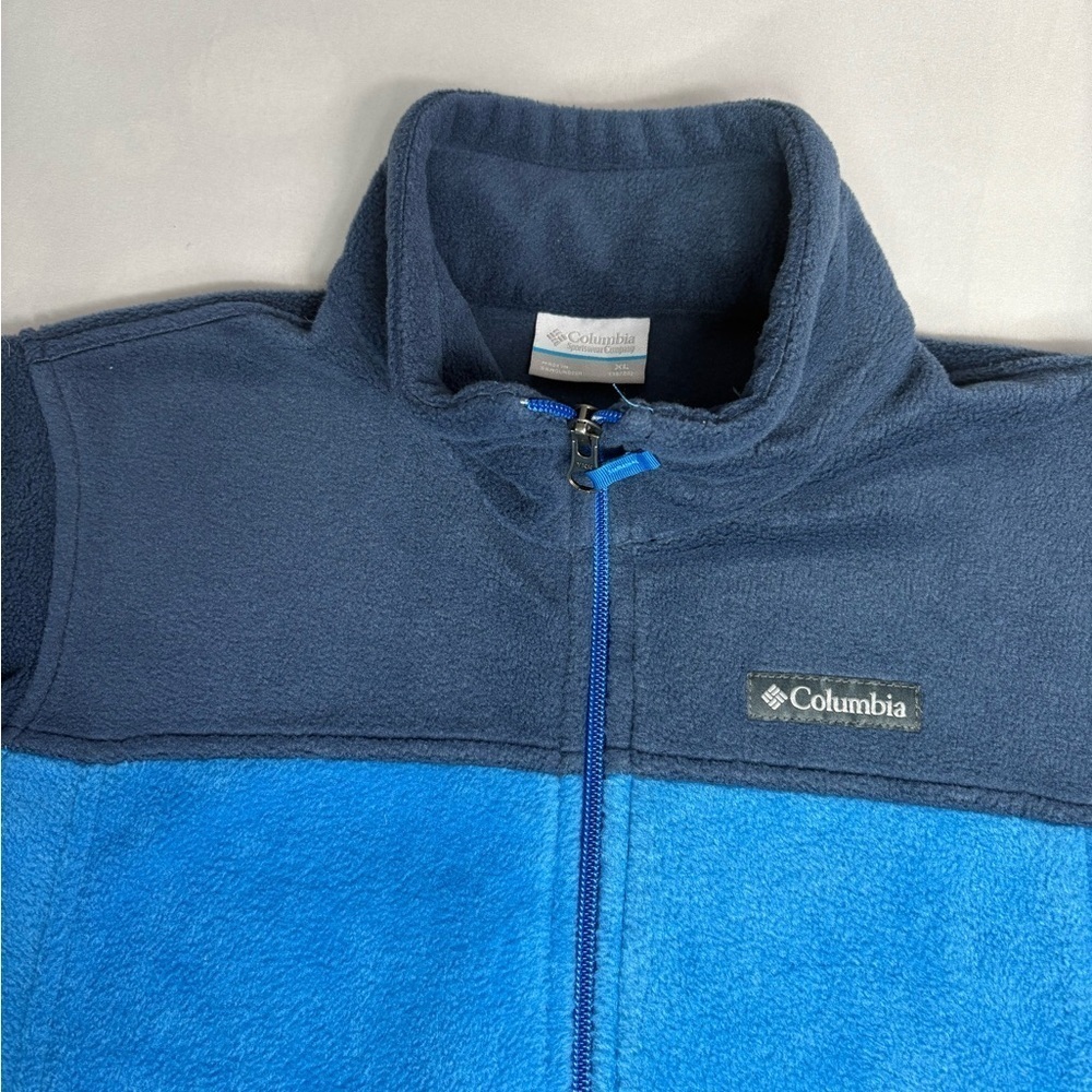 Columbia Kids Blue Fleece Jacket - Picture 3 of 6